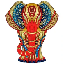 Пазлы 2D Eureka 3D Puzzle деревянные цветные Слон (473611): Производитель Eureka 3D Puzzle