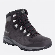 Черевики Jack Wolfskin Refugio Texapore Mid W 4050871-6157 37 сіра натуральна замша демісезон: undefined undefined