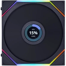 Кулер Lian Li Uni Fan TL LCD 140 Black (G99.14TLLCD1B.00): Уровень шума, dB 28.5
