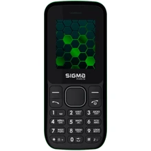Мобильный телефон Sigma mobile X-style 17 UPdate Black/Green (UA UCRF): Дисплей 1.77'' (128х160)
