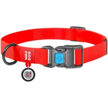 Нашийник WAUDOG Waterproof, водостійкий, пластикова пряжка-фастекс 25 мм 31-49 см Червоний (27723): Виробник WAUDOG