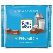 Alpine Milk Ritter Sport 100 г (WT00808): Вес, г 100