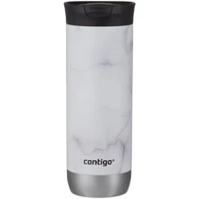 Термокухоль Contigo Huron New Couture Snapseal 591 мл White Marble (2133554): Тип Термокружка