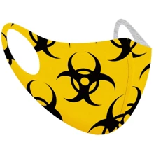 Маска захисна СoLLar з малюнком "Biohazard", розмір L: Стать унісекс