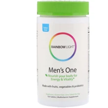 Rainbow Light Just Once Men's One Food-Based Multivitamin 150 Tabs Вітаміни для чоловіків: Тип мультивітаміни
