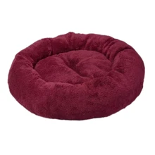 Лежак для собак Ferplast Plush Simit круглый 52 см 12 кг бордовый (VR03//8164): Тип Лежак
