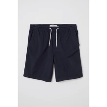 Шорты H&M 5652929 L синие: Фасон Классика