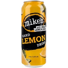 Пиво Mike's пастеризованное Hard Drink Lemon 4.4% 0.5 л (4820034927045): Объем, л 0.5