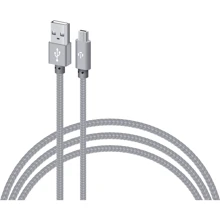 Кабель Intaleo USB Cable microUSB 1m Grey (CBGNYM1): Тип USB Cable - microUSB
