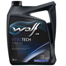 Моторное масло WOLF VITALTECH 10W40 5L: Тип Полусинтетическое