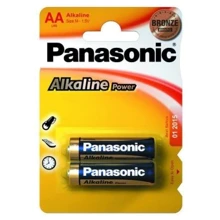 Батарейка Panasonic ALKALINE POWER AA BLI 2 (LR6REB/2BP): Емкость 1400 mAh
