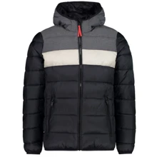 Куртка CMP Man Jacket Fix Hood (30K2757M-A-U901) 52 чорна демісезон з капюшоном: Вид куртки