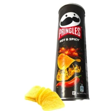Чипсы Pringles Hot Spicy, 165г: Вес нетто 165 г