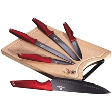 Набор кухонных ножей Berlinger Haus Metallic Line Burgundy Edition 6 предметов (BH 2704): Наименование Набор кухонных ножей 6 пр.