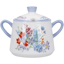 Сахарница с крышкой London Pottery Viscri Meadow 300 мл (LPVMSUGPUR): Цвет рисунок