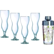 Келих Набір келихів для мартіні Luminarc World Cocktail H8930 (4X300 мл + шейкер): undefined undefined