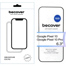 BeCover Tempered Glass 10D Black for Google Pixel 10 / 10 Pro (713672): undefined undefined