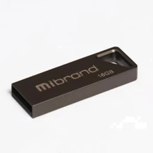 USB-флешка Mibrand 16GB Stingray Grey USB 2.0 (MI2.0/ST16U5G): Стандарт USB USB 2.0