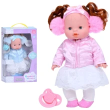 Пупсы LimoToy музыкальная с соской в курточке 31 см (M 4736-1 I UA): Производитель LimoToy