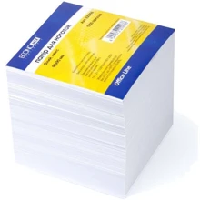 Комплект бумаги для заметок Economix, белой, 90х90, 1000 л., 5 упаковок (E20998): undefined undefined
