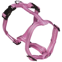 Шлея светоотражающая Croci Soft Reflective H-образная 1.5х35-50 см розовая (C5079898): Производитель Croci