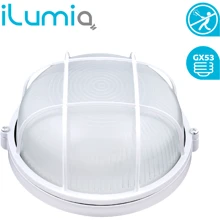 Ilumia 047 ML-GX53-IP65-wh под лампу GX53, IP65, алюм/стекло с решеткой, белый (LP5377): Производитель Ilumia