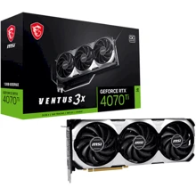 Відеокарта MSI GeForce RTX 4070 Ti VENTUS 3X 12G OC: Обсяг пам'яті, Гб 12