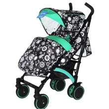 Прогулочная коляска BabyHit Rainbow (D200) - Black-green: Тип коляски прогулочная коляска