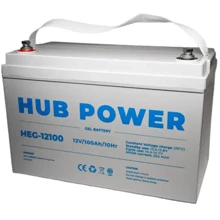 Hub Power 12V 100 Ah (HEG-12100): Тип Аккумулятор