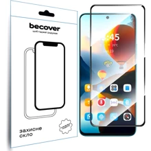 BeCover Tempered Glass Black для Infinix Hot 50 Pro (X6881) (712488): Сумісність Infinix Hot 50 Pro (X6881)