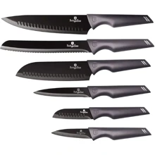 Набор кухонных ножей Berlinger Haus Metallic Line Carbon Pro Edition 6 предметов (BH 2596): Наименование Набор кухонных ножей 6 пр.