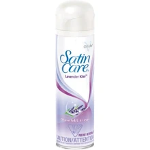 Gillette Satin Care Lavender Kiss Shave Gel 200 ml Гель для бритья Поцелуй лаванды: Объем, мл 200