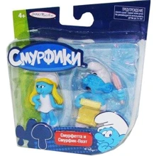 The Smurfs 5.5см Набор фигурок "Смурфетта и Поэт" (49610): Тип Набор игровых фигурок