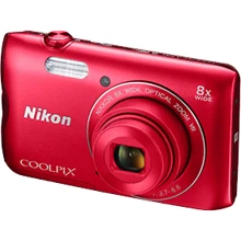 Nikon Coolpix A300 Red Официальная гарантия: Размер матрицы 1/2,3"