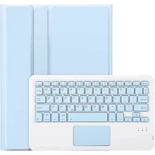 Аксессуар для планшетных ПК BeCover Case Smart Keyboard TouchPad Light Blue for Samsung X710 Galaxy Tab S9 / X510/X516B Galaxy Tab S9 FE (712420): Цвет голубой