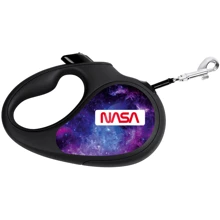 Поводок-рулетка WAUDOG R-leash для собак рисунок NASA21 L до 50 кг 5 м черный (8126-0148-01): Тип шнура Лента