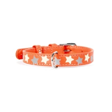 Нашийник Collar Glamour з візерунком Зірочка світиться 21-29 см 12 мм помаранчевий (4823089301112): Виробник Collar