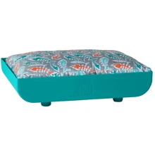 Ліжко-лежак для кішок Jolly Pets Kitty Kasa Penthaus Bed 39х30х10 см синьо-зелений (KKBD115): undefined undefined