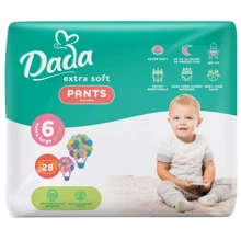 Трусики-подгузники Dada Extra Soft 6 XL 15+ кг 28 шт (4820174980696): Тип Подгузники-трусики