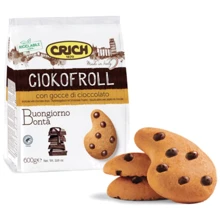 Печенье Crich с шоколадом 600 г (8008620001270): Вес нетто 600 г
