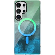 Чехол для телефонов Epik TPU Case Shiny Mountain MagFit Green/Blue for Samsung S928 Galaxy S24 Ultra: Совместимость Samsung S928 Galaxy S24 Ultra