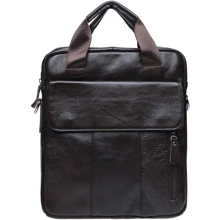 Чоловіча сумка через плече Borsa Leather коричнева (K18863-brown): Стать Чоловік