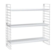 Полку Metaltex LIBRO 3 рівня 70х21х68 см (377603white): Матеріал нержавеющая сталь