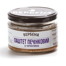 Паштет Вербена печеночный с черносливом 200 г (4820209620184): Вид мяса свинина