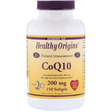 Healthy Origins CoQ10 Kaneka Q10 200 mg 150 Softgels Коензим Q10: Тип Коензим