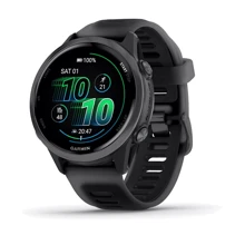 Смарт-часы Garmin Forerunner 570 42mm Slate Grey Aluminium with Translucent Black/Black Band (010-02970-00): Дисплей 1.2" AMOLED (390 x 390) / Corning Gorilla Glass 3
