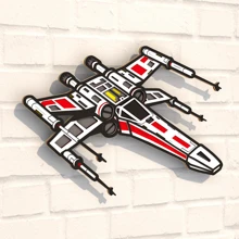 Дерев'яна картина-розмальовка Wortex Woods Винищувач X-wing 35х24 (3DP40005): Виробник Wortex Woods