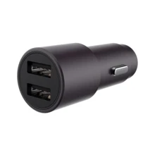 Зарядное устройство Xiaomi USB Car Charger 2xUSB Kingmi 2.4A Black (QU0020): Кабель в комплекте отсутствует