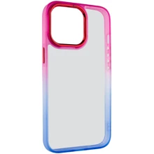 Чохол для iPhone TPU Case TPU+PC Fresh Sip Blue/Pink для iPhone 13 Pro Max: Колір розовый