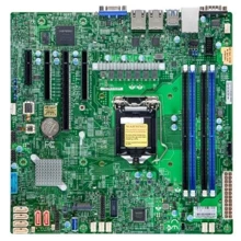 Серверная материнская плата C252 MATX MBD-X12STL-F-O SUPERMICRO: Разъемы на плате СОМ, USB 2.0, USB 3.2 Gen 1